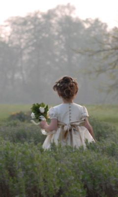 girl in a field